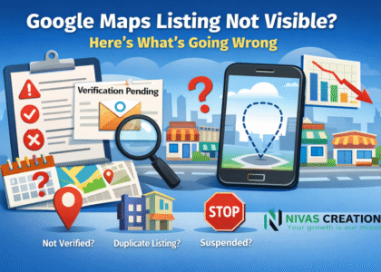 Google Maps Listing Not Visible